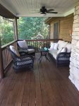 Expansive deck, overlooks mountain views of Mt. Mitchell